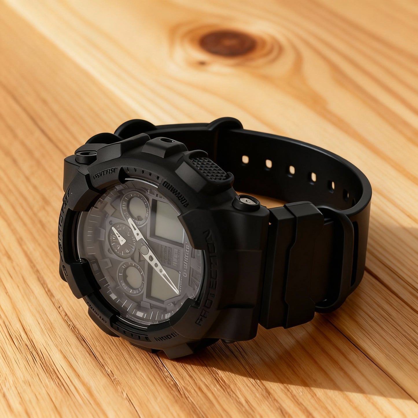 Bisel y correa negros de silicona para Casio G-Shock